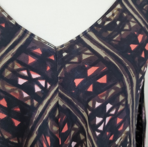 HD In Paris Estrella Silk Dress Anthro - Picture 11 of 16